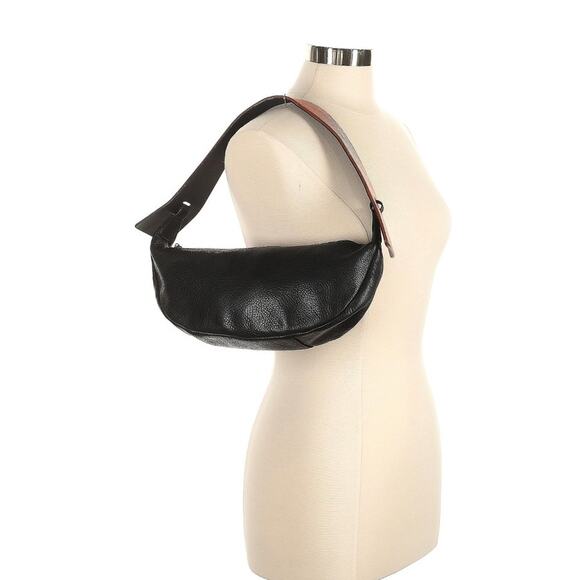 Bonini Y2K Abstract orange and black leather shoulder bag - Picture 10 of 10